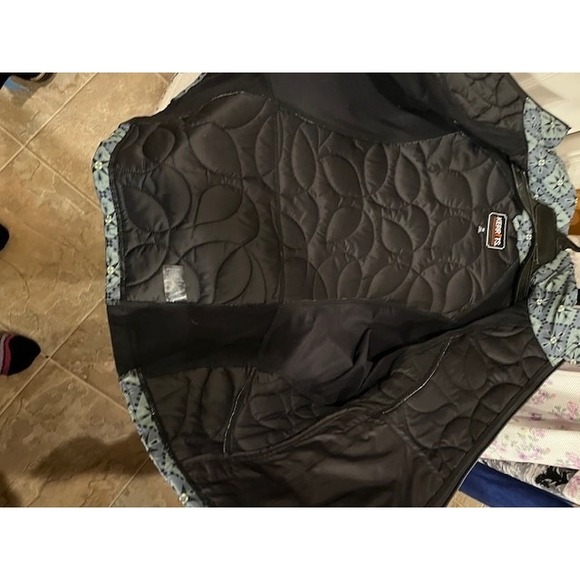 Kerrits GREEN Jacket Womens Medium Quilted Performance Equestrian Zip Pockets - Picture 11 of 12